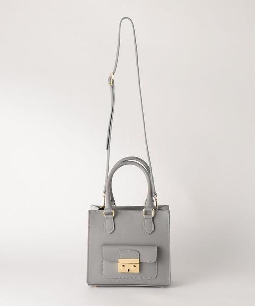 MARCO BIANCHINI（マルコビアンチーニ）の「[別注]MARCO BIANCHINI RF BOX 2WAY バッグ（ショルダーバッグ・レディース・ブラック/グレー/ベージュ/ピンク・FREE）」の20枚目の写真