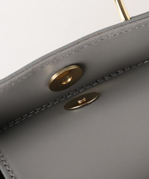 MARCO BIANCHINI（マルコビアンチーニ）の「[別注]MARCO BIANCHINI RF BOX 2WAY バッグ（ショルダーバッグ・レディース・ブラック/グレー/ベージュ/ピンク・FREE）」の21枚目の写真