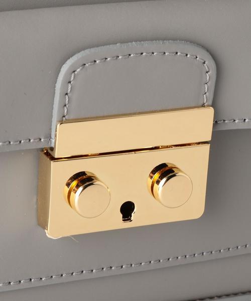 MARCO BIANCHINI（マルコビアンチーニ）の「[別注]MARCO BIANCHINI RF BOX 2WAY バッグ（ショルダーバッグ・レディース・ブラック/グレー/ベージュ/ピンク・FREE）」の22枚目の写真