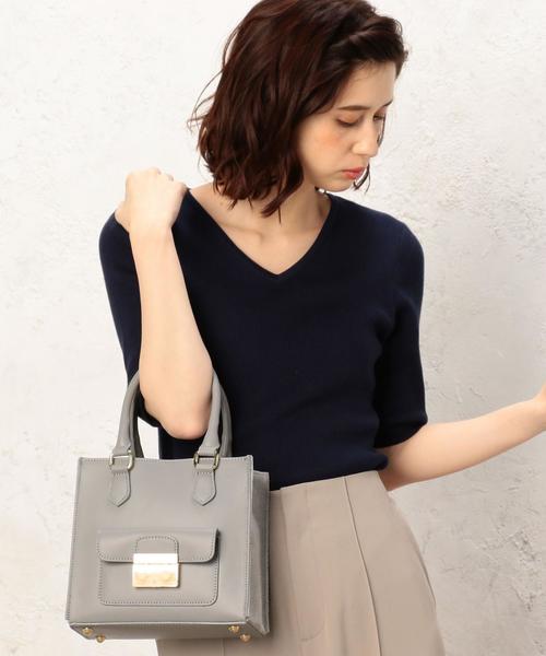 MARCO BIANCHINI（マルコビアンチーニ）の「[別注]MARCO BIANCHINI RF BOX 2WAY バッグ（ショルダーバッグ・レディース・ブラック/グレー/ベージュ/ピンク・FREE）」の15枚目の写真