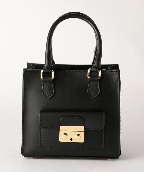 MARCO BIANCHINI（マルコビアンチーニ）の「[別注]MARCO BIANCHINI RF BOX 2WAY バッグ（ショルダーバッグ・レディース・ブラック/グレー/ベージュ/ピンク・FREE）」の11枚目の写真