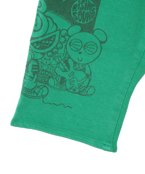 HYSTERIC MINI（ヒステリックミニ）の「NOISE! POSITION! 6分丈 天竺PT（その他パンツ・キッズ・ブラック/グリーン/レッド・100/110/120）」の8枚目の写真