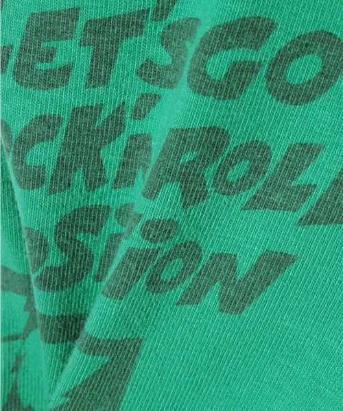 HYSTERIC MINI（ヒステリックミニ）の「NOISE! POSITION! 6分丈 天竺PT（その他パンツ・キッズ・ブラック/グリーン/レッド・100/110/120）」の7枚目の写真