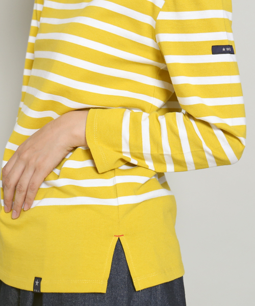 MARBLE WALTS(マーブルワルツ)の「パネルボーダーカットソー(Tシャツ/カットソー・レディース・イエロー系その他/ブルー系その他/ホワイト×ネイビー/グレー×ホワイト・L/M/S)」の17枚目の写真