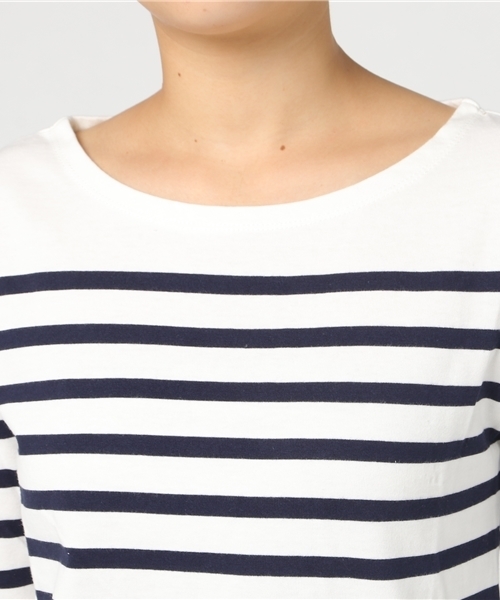 MARBLE WALTS(マーブルワルツ)の「パネルボーダーカットソー(Tシャツ/カットソー・レディース・イエロー系その他/ブルー系その他/ホワイト×ネイビー/グレー×ホワイト・L/M/S)」の16枚目の写真