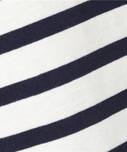 MARBLE WALTS(マーブルワルツ)の「パネルボーダーカットソー(Tシャツ/カットソー・レディース・イエロー系その他/ブルー系その他/ホワイト×ネイビー/グレー×ホワイト・L/M/S)」の5枚目の写真