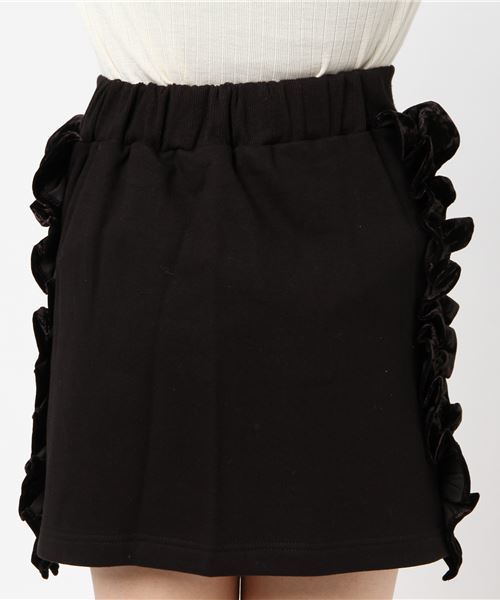 onespo（ワンスポ）の「ベロアフリルスカート（スカート・レディース・ブラック/レッド/ピンク・M）」の6枚目の写真