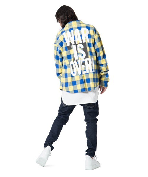 glamb（グラム）の「Patrick check SH / パトリックチャックシャツ（シャツ/ブラウス・メンズ・グリーン/レッド/イエロー・1/0/2/4/3）」の7枚目の写真