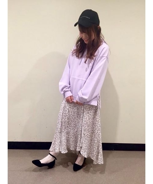 PAGEBOY(ページボーイ)の「パッチワーク風小花柄ミディスカート(スカート・レディース・ホワイト系その他/ブラック系その他/イエロー系その他・FREE)」の22枚目の写真