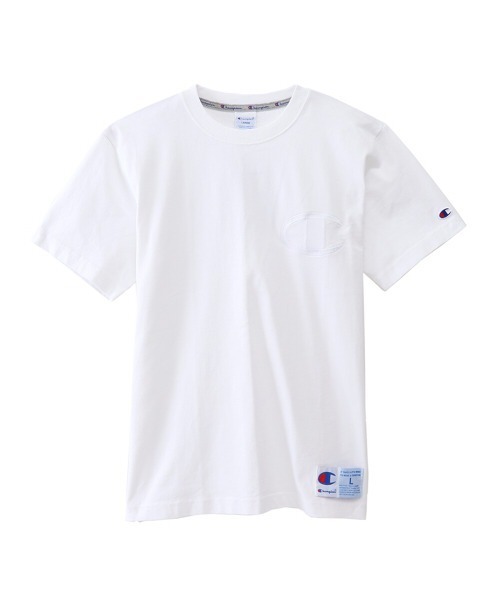 Champion(チャンピオン)の「【Champion/チャンピオン】メンズ アクションスタイル Tシャツ(Tシャツ/カットソー・メンズ・ネイビー/グレー/ホワイト/ブラック/その他35/ピンク系その他7/ゴールド/アクア・MEDIUM/LARGE/X-LARGE/SMALL)」の11枚目の写真