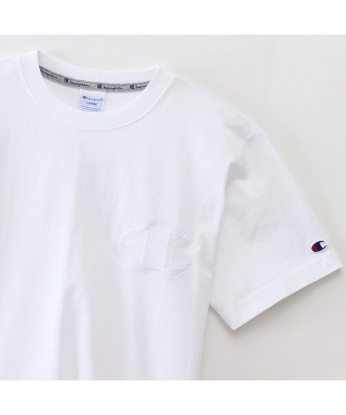 Champion(チャンピオン)の「【Champion/チャンピオン】メンズ アクションスタイル Tシャツ(Tシャツ/カットソー・メンズ・ネイビー/グレー/ホワイト/ブラック/その他35/ピンク系その他7/ゴールド/アクア・MEDIUM/LARGE/X-LARGE/SMALL)」の12枚目の写真
