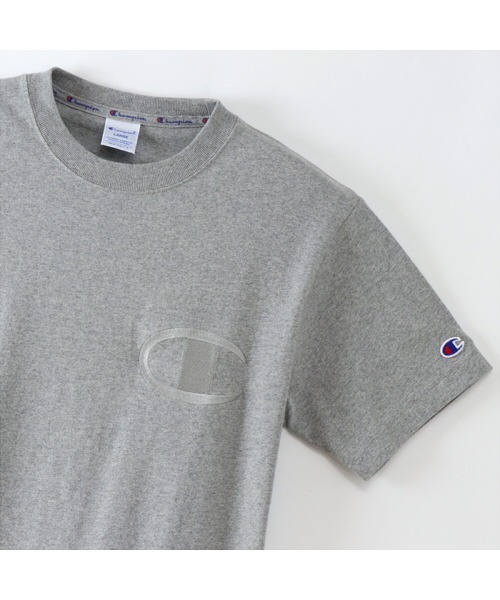 Champion(チャンピオン)の「【Champion/チャンピオン】メンズ アクションスタイル Tシャツ(Tシャツ/カットソー・メンズ・ネイビー/グレー/ホワイト/ブラック/その他35/ピンク系その他7/ゴールド/アクア・MEDIUM/LARGE/X-LARGE/SMALL)」の20枚目の写真