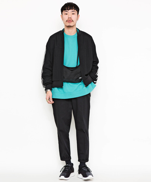 WEGO(ウィゴー)の「WEGO/ビッグシルエットカラークループルオーバー(スウェット・メンズ・ブラック/グリーン系その他/ホワイト/ピンク/ライトパープル/イエロー・SMALL/LARGE/MEDIUM)」の8枚目の写真