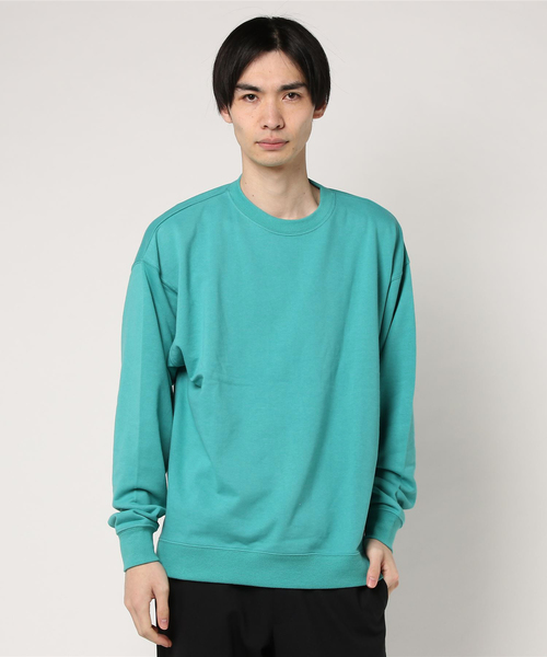 WEGO(ウィゴー)の「WEGO/ビッグシルエットカラークループルオーバー(スウェット・メンズ・ブラック/グリーン系その他/ホワイト/ピンク/ライトパープル/イエロー・SMALL/LARGE/MEDIUM)」の11枚目の写真