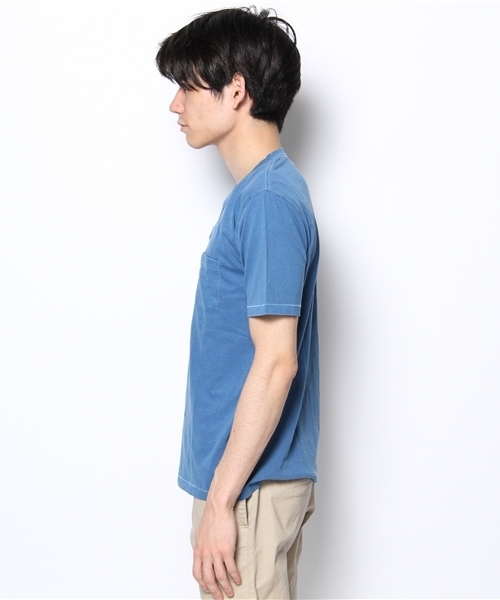 BEAUTY&YOUTH UNITED ARROWS（ビューティーアンドユースユナイテッドアローズ）の「ヴィンテージウォッシュ　Vネック1ポケTee§◆（Tシャツ/カットソー・メンズ・ホワイト/ダークグレー/レッド/クリーム/ケリー/コバルトブルー・SMALL/MEDIUM/LARGE/X-LARGE）」の8枚目の写真