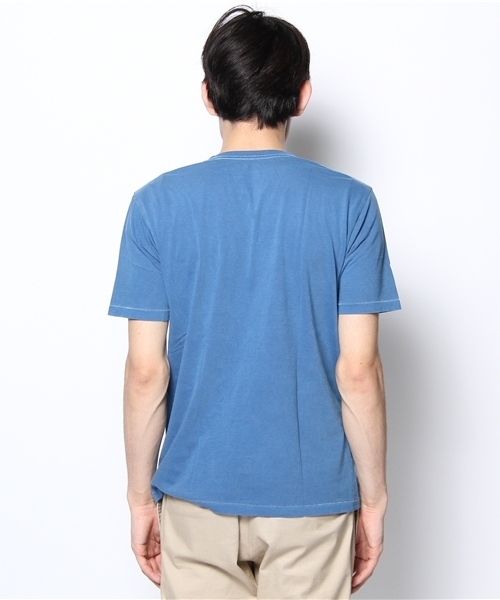 BEAUTY&YOUTH UNITED ARROWS（ビューティーアンドユースユナイテッドアローズ）の「ヴィンテージウォッシュ　Vネック1ポケTee§◆（Tシャツ/カットソー・メンズ・ホワイト/ダークグレー/レッド/クリーム/ケリー/コバルトブルー・SMALL/MEDIUM/LARGE/X-LARGE）」の9枚目の写真