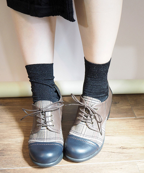 byあしながおじさん(バイアシナガオジサン)の「レースアップシューズ 8980437(ドレスシューズ・レディース・ブラック/ダークブラウン/ブラウン/マルチ/ネイビー/キャメル/アッシュブラウン/ライトブラウン・22.5cm/23.5cm/24.5cm/23.0cm/24.0cm/25.0cm/22.0cm/25.5cm)」の8枚目の写真