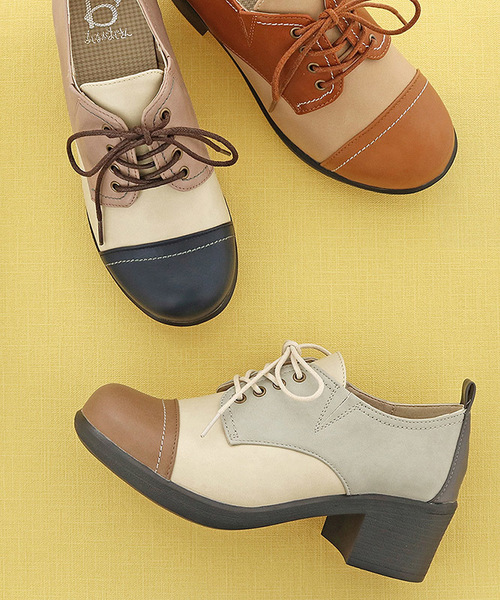 byあしながおじさん(バイアシナガオジサン)の「レースアップシューズ 8980437(ドレスシューズ・レディース・ブラック/ダークブラウン/ブラウン/マルチ/ネイビー/キャメル/アッシュブラウン/ライトブラウン・22.5cm/23.5cm/24.5cm/23.0cm/24.0cm/25.0cm/22.0cm/25.5cm)」の3枚目の写真