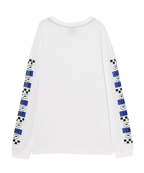 Candy Stripper（キャンディストリッパー）の「CND L/S Tシャツ（Tシャツ/カットソー・レディース・ブラック/パープル/オフホワイト・2）」の4枚目の写真