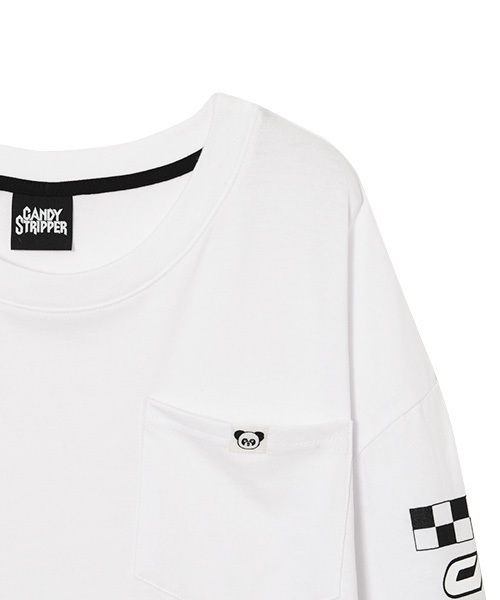 Candy Stripper（キャンディストリッパー）の「CND L/S Tシャツ（Tシャツ/カットソー・レディース・ブラック/パープル/オフホワイト・2）」の6枚目の写真