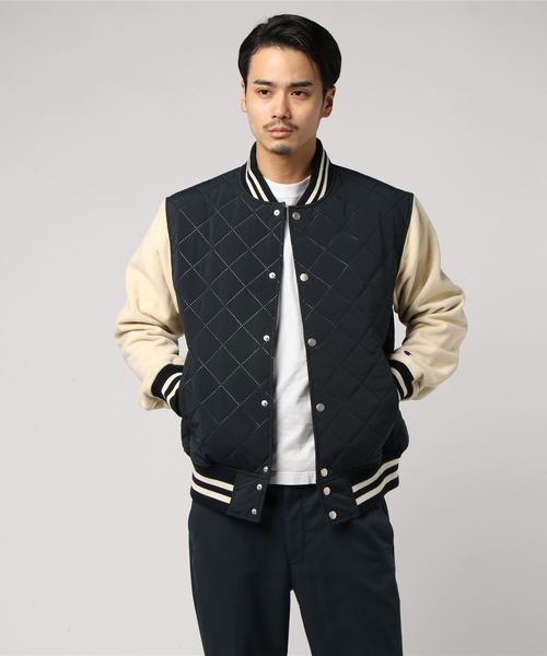 Champion（チャンピオン）の「【Champion/チャンピオン】メンズ キャンパス ベースボールジャケット（その他アウター・メンズ・ブラック/ダークネイビー・LARGE/X-LARGE/MEDIUM）」の2枚目の写真