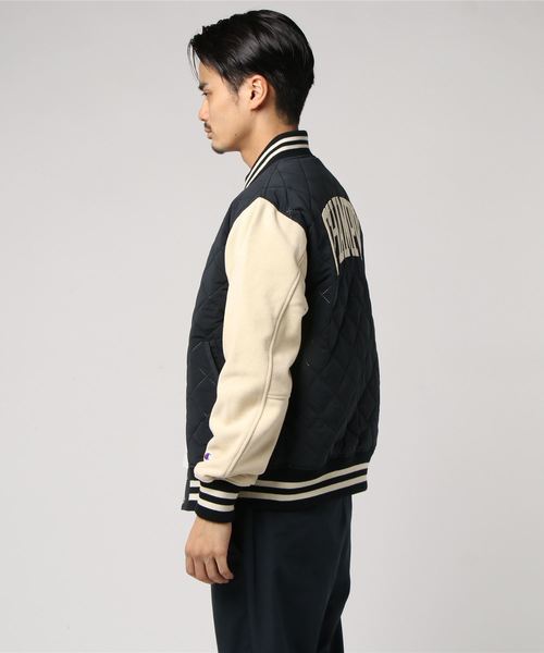 Champion（チャンピオン）の「【Champion/チャンピオン】メンズ キャンパス ベースボールジャケット（その他アウター・メンズ・ブラック/ダークネイビー・LARGE/X-LARGE/MEDIUM）」の4枚目の写真