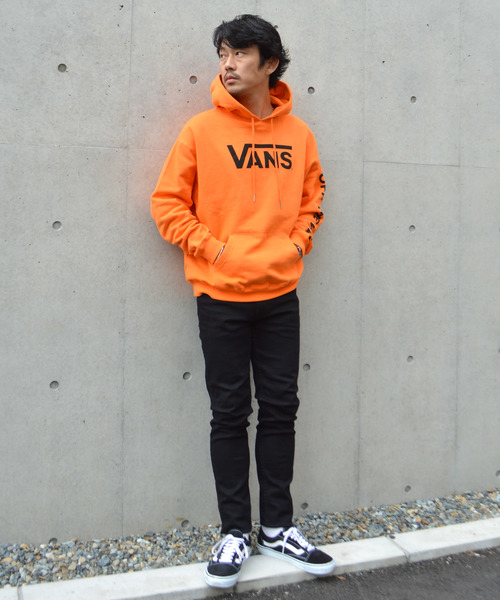 VANS(バンズ)の「VANS/ヴァンズ Flying-V Pull Over Hoodie(パーカー・メンズ・ホワイト/ブラック/ラベンダー/オレンジ・M/L/XL)」の15枚目の写真