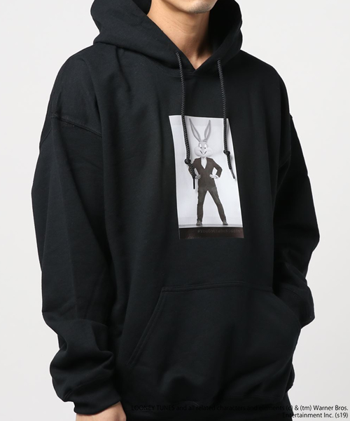ROOPTOKYO（ループトウキョウ）の「NEGA/ネガ by SURF/BRAND LOONYTUNES Photo Hoody（パーカー・メンズ・ホワイト/ブラック/グレー・S/M/L/XL/XXL）」の3枚目の写真