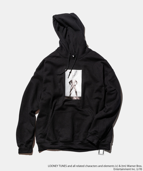 ROOPTOKYO（ループトウキョウ）の「NEGA/ネガ by SURF/BRAND LOONYTUNES Photo Hoody（パーカー・メンズ・ホワイト/ブラック/グレー・S/M/L/XL/XXL）」の4枚目の写真