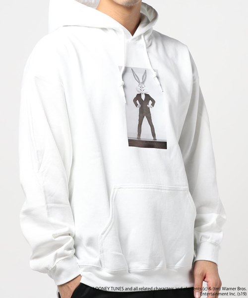 ROOPTOKYO（ループトウキョウ）の「NEGA/ネガ by SURF/BRAND LOONYTUNES Photo Hoody（パーカー・メンズ・ホワイト/ブラック/グレー・S/M/L/XL/XXL）」の18枚目の写真