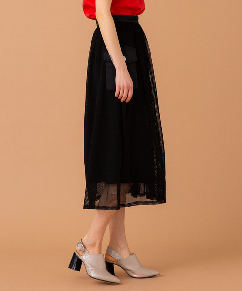 united tokyo レースパターンコンビスカート UNITED TOKYO（ユナイテッドトウキョウ）の「レースパターン