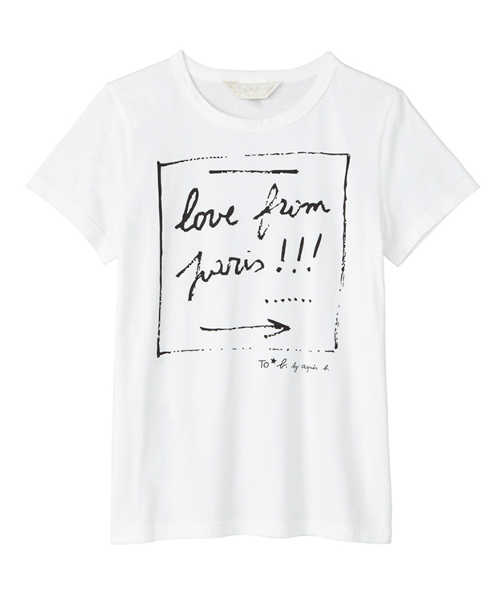 To B By Agnes B トゥービーバイアニエスベー の W984 Ts メッセージtシャツ Tシャツ カットソー Wear