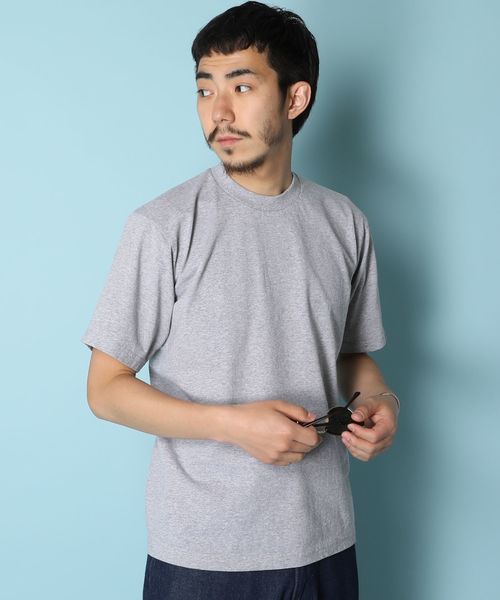 PRO CLUB （プロクラブ）の「PROCLUB クルーネックヘビーウェイトTシャツ（Tシャツ/カットソー・メンズ・ホワイト/ネイビー/グレー/ブラック・L/M/S/XL）」の4枚目の写真