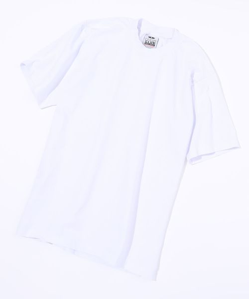 PRO CLUB （プロクラブ）の「PROCLUB クルーネックヘビーウェイトTシャツ（Tシャツ/カットソー・メンズ・ホワイト/ネイビー/グレー/ブラック・L/M/S/XL）」の2枚目の写真
