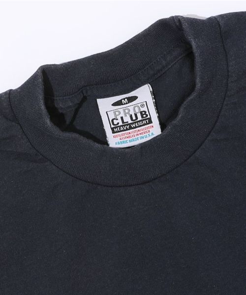 PRO CLUB （プロクラブ）の「PROCLUB クルーネックヘビーウェイトTシャツ（Tシャツ/カットソー・メンズ・ホワイト/ネイビー/グレー/ブラック・L/M/S/XL）」の8枚目の写真