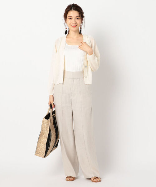 NOLLEY’S（ノーリーズ）の「【VIORAd' ORO/ヴィオラドーロ】ラフィアストライプかごバッグ（かごバッグ・レディース・ピンク系その他3/ブラック系その他3・FREE）」の13枚目の写真