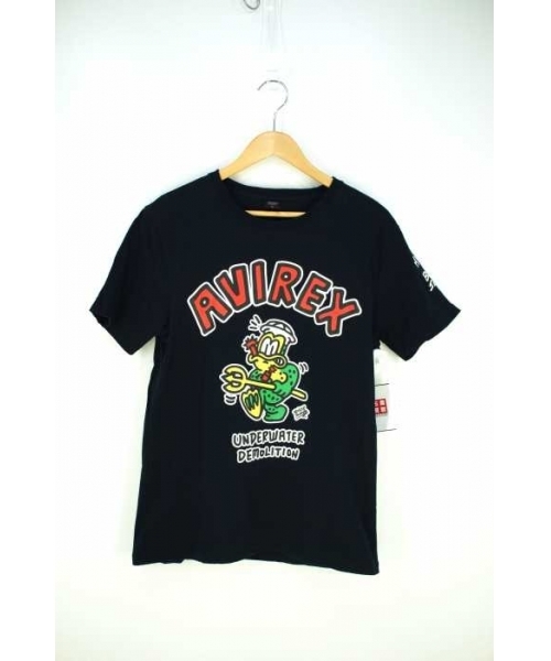ブランド古着 キャラクタープリント クルーネックtシャツ Tシャツ カットソー Avirex アヴィレックス のファッション通販 Zozoused
