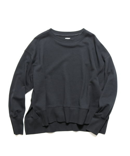 made in standard （メイドインスタンダード）の「made in standard/メイドインスタンダード  ヘビーウエイトビッグシルエットスウェット(トレーナー)（スウェット・レディース・ブラック/ベージュ/パープル/ブラウン/オフホワイト・FREE）」の6枚目の写真