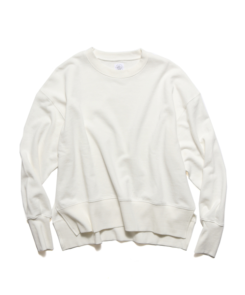 made in standard （メイドインスタンダード）の「made in standard/メイドインスタンダード  ヘビーウエイトビッグシルエットスウェット(トレーナー)（スウェット・レディース・ブラック/ベージュ/パープル/ブラウン/オフホワイト・FREE）」の11枚目の写真