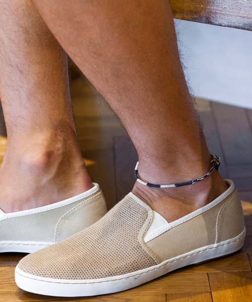 BEAUTY&YOUTH UNITED ARROWS（ビューティーアンドユースユナイテッドアローズ）の「BY コットンメッシュ スリッポン/スニーカー◆（スニーカー・メンズ・ブラック/ネイビー/ベージュ/その他1・27cm/25cm/26cm/28cm）」の3枚目の写真