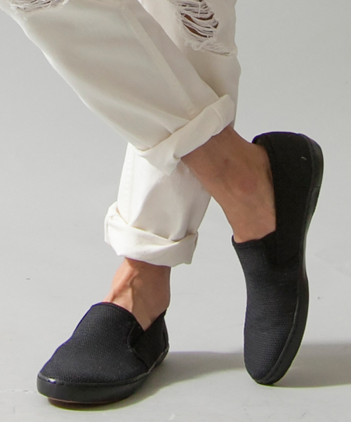 BEAUTY&YOUTH UNITED ARROWS（ビューティーアンドユースユナイテッドアローズ）の「BY コットンメッシュ スリッポン/スニーカー◆（スニーカー・メンズ・ブラック/ネイビー/ベージュ/その他1・27cm/25cm/26cm/28cm）」の7枚目の写真