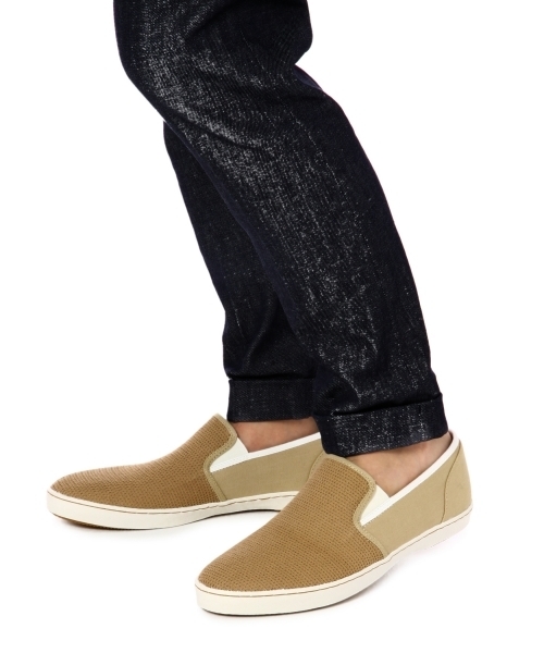 BEAUTY&YOUTH UNITED ARROWS（ビューティーアンドユースユナイテッドアローズ）の「BY コットンメッシュ スリッポン/スニーカー◆（スニーカー・メンズ・ブラック/ネイビー/ベージュ/その他1・27cm/25cm/26cm/28cm）」の6枚目の写真