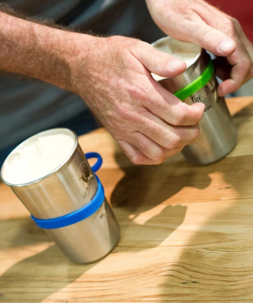 Klean Kanteen(クリーンカンティーン)の「Klean Kanteen クリーンカンティーン パイントリング 4パックセット(グラス/マグカップ/タンブラー・メンズ・マルチ・FREE)」の4枚目の写真
