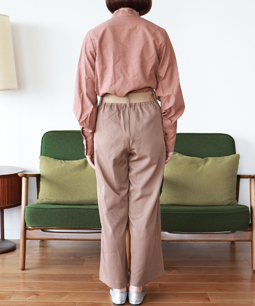 PairPair（ペアペア）の「ロングカフススタンドカラーシャツ（シャツ/ブラウス・レディース・アイボリー/モカ/スモークピンク・FREE）」の14枚目の写真