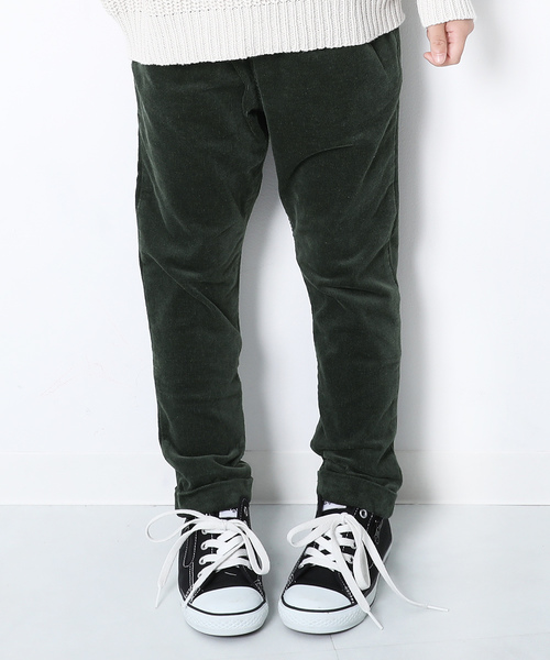 devirock(デビロック)の「コーデュロイサルエルタックパンツ(その他パンツ・キッズ・キナリ/チャコール/グレー系その他/ブルー/カーキ/モカ/キャメル/オレンジ・80cm/90cm/95cm/100cm/110cm/120cm/130cm/140cm/150cm/160cm)」の1枚目の写真