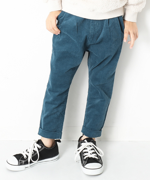 devirock(デビロック)の「コーデュロイサルエルタックパンツ(その他パンツ・キッズ・キナリ/チャコール/グレー系その他/ブルー/カーキ/モカ/キャメル/オレンジ・80cm/90cm/95cm/100cm/110cm/120cm/130cm/140cm/150cm/160cm)」の6枚目の写真