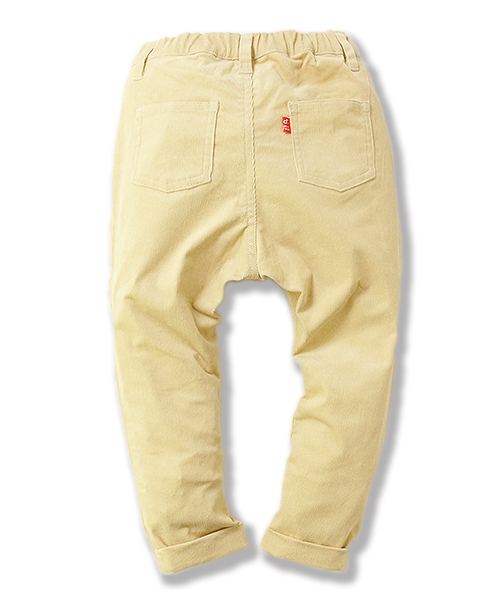 devirock(デビロック)の「コーデュロイサルエルタックパンツ(その他パンツ・キッズ・キナリ/チャコール/グレー系その他/ブルー/カーキ/モカ/キャメル/オレンジ・80cm/90cm/95cm/100cm/110cm/120cm/130cm/140cm/150cm/160cm)」の11枚目の写真