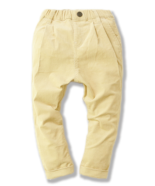 devirock(デビロック)の「コーデュロイサルエルタックパンツ(その他パンツ・キッズ・キナリ/チャコール/グレー系その他/ブルー/カーキ/モカ/キャメル/オレンジ・80cm/90cm/95cm/100cm/110cm/120cm/130cm/140cm/150cm/160cm)」の21枚目の写真