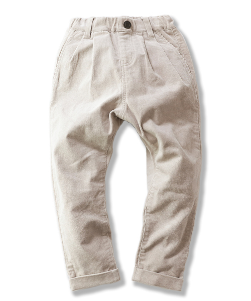 devirock(デビロック)の「コーデュロイサルエルタックパンツ(その他パンツ・キッズ・キナリ/チャコール/グレー系その他/ブルー/カーキ/モカ/キャメル/オレンジ・80cm/90cm/95cm/100cm/110cm/120cm/130cm/140cm/150cm/160cm)」の20枚目の写真