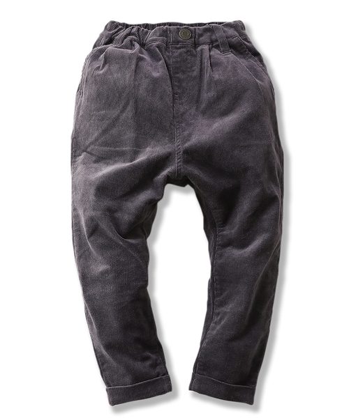 devirock(デビロック)の「コーデュロイサルエルタックパンツ(その他パンツ・キッズ・キナリ/チャコール/グレー系その他/ブルー/カーキ/モカ/キャメル/オレンジ・80cm/90cm/95cm/100cm/110cm/120cm/130cm/140cm/150cm/160cm)」の19枚目の写真